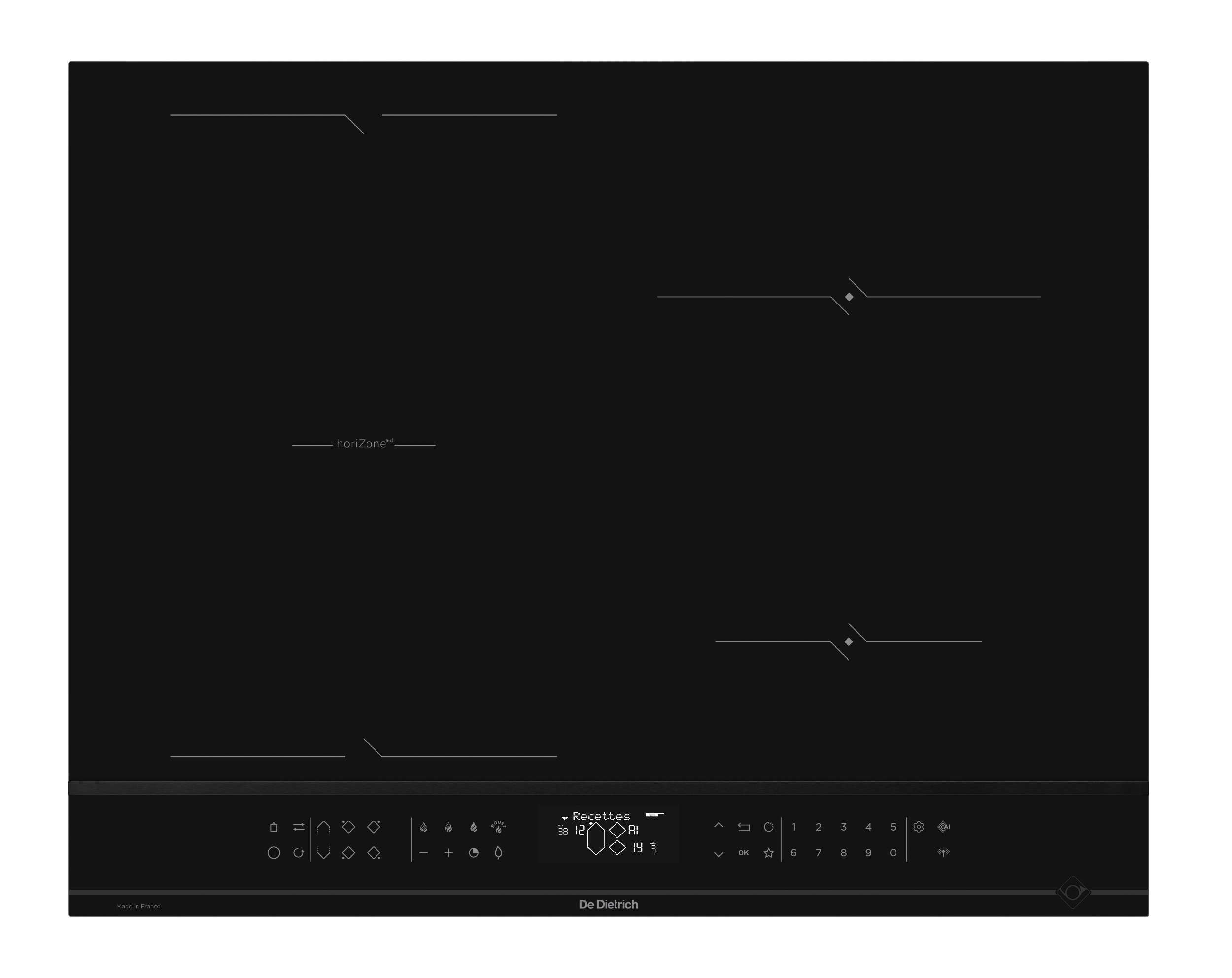 Indukční varná deska De Dietrich DPI4431BT s teplotní sondou Perfect sensor